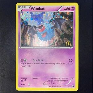 McDonald WooBat Holo 2012 Rare Pokemon PSA card NM Vintage Collectible Nintendo